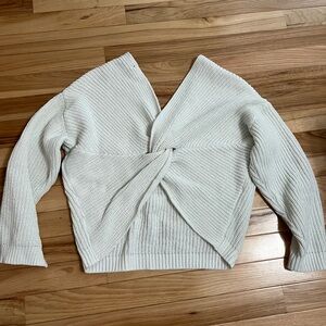 Love Tree Twist-Back Sweater